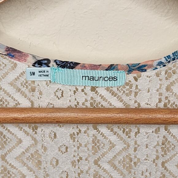 🌻3 for $18 Floral Boho Lace Long Vest - Picture 4 of 4